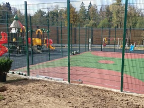 Забор на детскую площадку 50 метров фото в Апрелевке